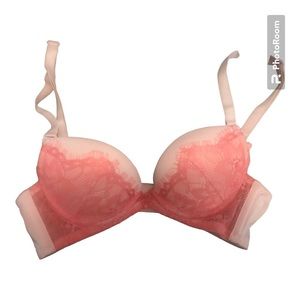 THE LITTLE BRA COMPANY Evie Pink Push Up Bra - Size 28A, XXS